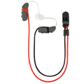 Hearing Aid Clip and Anti-Lost Lanyard Keeper-RED & BLACK