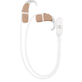 Hearing Aid Clip and Anti-Lost Lanyard Keeper-WHITE